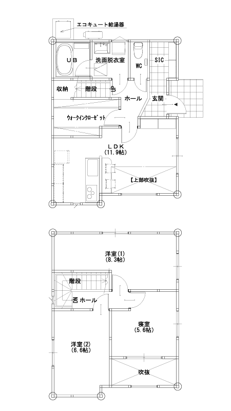 F様邸の間取り